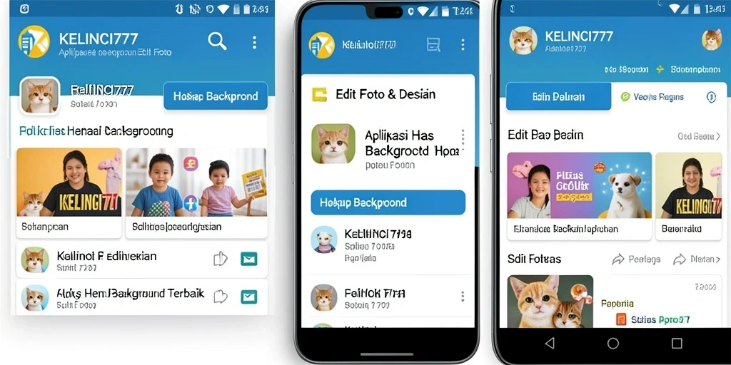 Antarmuka pengguna KELINCI777 saat menghapus background gambar.