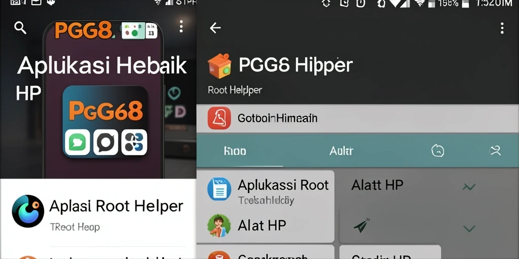 Tampilan antarmuka PGG68 yang intuitif dan mudah digunakan.