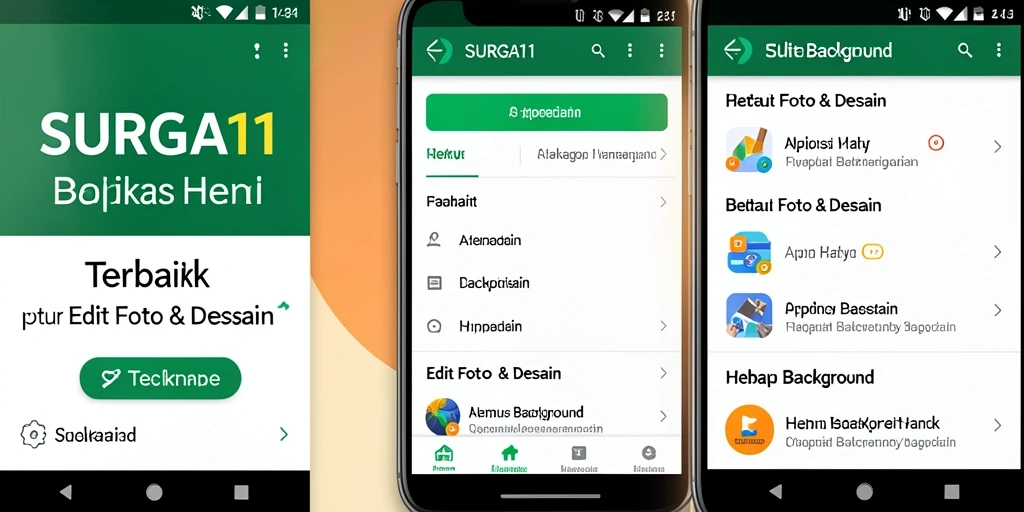 Antarmuka SURGA11 yang sederhana untuk menghapus background.
